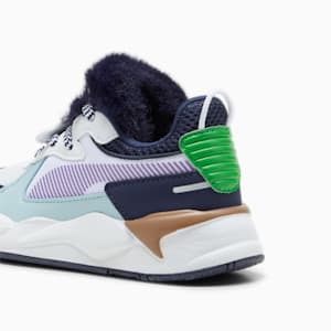 Tenis para niños puma influencers green mesh sneaker RS-X, puma influencers White-Ultra Violet, extralarge